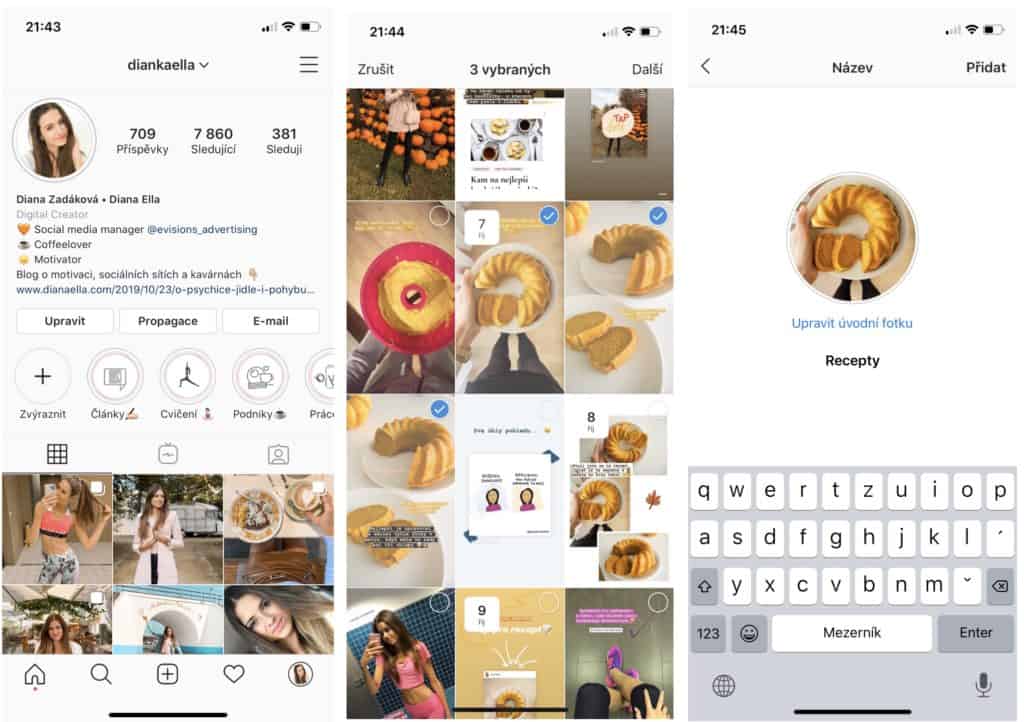 Jak Vylep It Profil Na Instagramu Praktick Ch Doporu En Nejen Pro Va E Bio Diana Ella